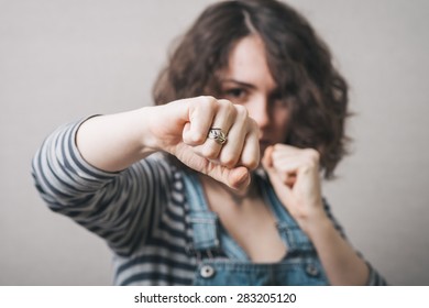 Girl Fists Girl