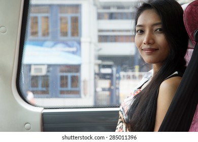 Asian Girls On Buses