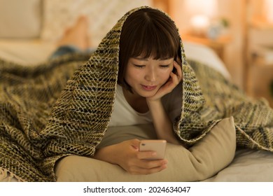 Young woman spending time at home - Powered by Shutterstock