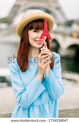 Similar – Image, Stock Photo Paris bridge Lifestyle