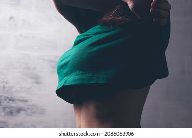 Young Woman Takes Off Her Clothes Stock Photo 2086063906 | Shutterstock