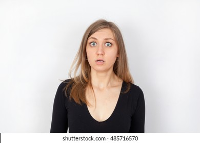 Young Woman Terrified