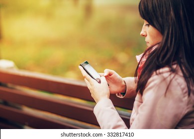 Young Woman Text Messaging