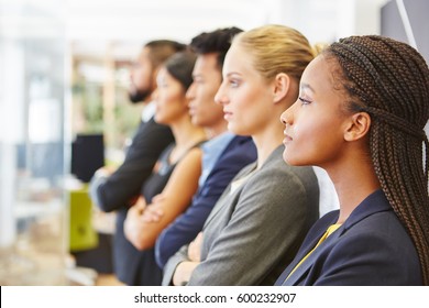 Young Woman As Trainee In Business Apprenticeship 