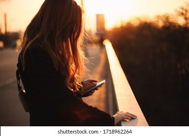 Girl Sunset Sad Images Stock Photos Vectors Shutterstock