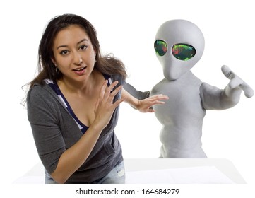 Young Woman Is The Victim Of An Alien Abduction