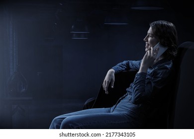 Young woman watching movie . Mixed media - Shutterstock ID 2177343105