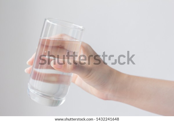 Young Woman White Sweater Holding Drinking Stock Photo Edit