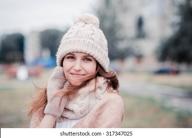 Young Woman Winter Portrait