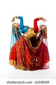 young women dance indian dance