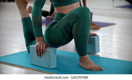 yoga with bricks