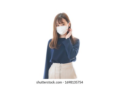 マスク 女性 日本人 の画像 写真素材 ベクター画像 Shutterstock