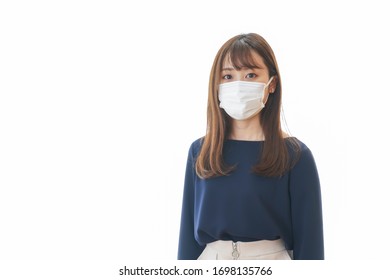 マスク 女性 日本人 の画像 写真素材 ベクター画像 Shutterstock