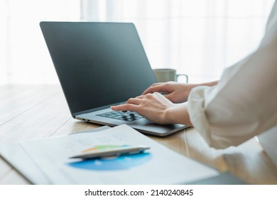 Young women who work remotely - Shutterstock ID 2140240845