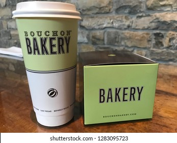 Yountville, California (USA) - January 5, 2018. A Famous French Style Bakery/cafe By Chef Thomas Keller. They Are Known For Their Fresh Baked Pastries, Bread, Sandwiches, And Hot Beverages.