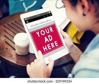 Your Ad Here Advertisment Commercial Billboard Concept
