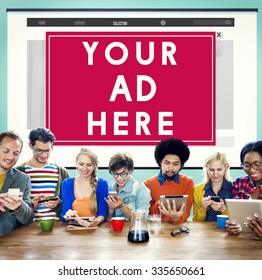 Your Ad Here Marketing People Concept