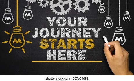 293 Your Journey Starts Here Images, Stock Photos & Vectors | Shutterstock