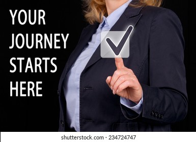 293 Your Journey Starts Here Images, Stock Photos & Vectors | Shutterstock