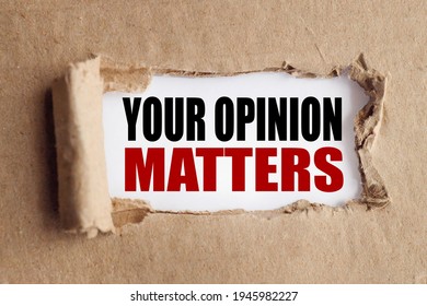 Your Opinion Matters Text On White Stock Photo 1945982227 | Shutterstock