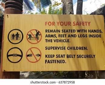 For Your Safety Sign