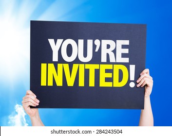 You're Invited! card with a beautiful day