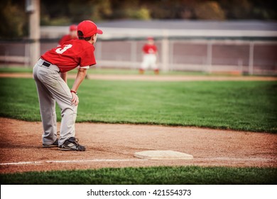 Youth Baseball Game, Third Base