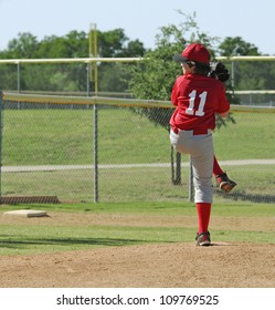 Youth Baseball Pitcher