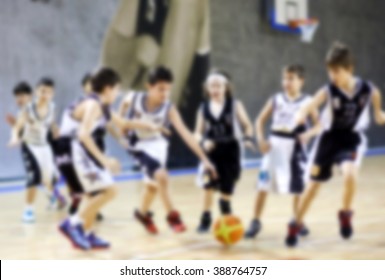 Youth Basketball Motion Blur