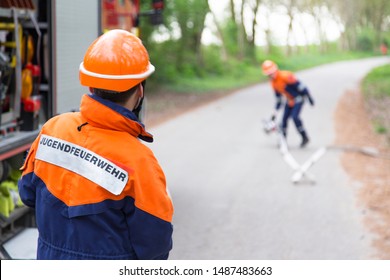 Youth Fire Brigade At Work