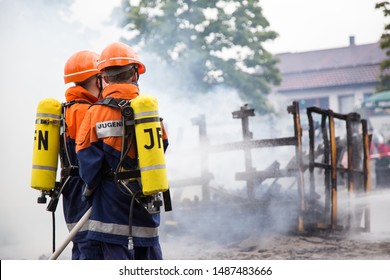 Youth Fire Brigade At Work