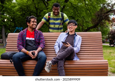 Youth friendship between representatives of different nationalities - Powered by Shutterstock