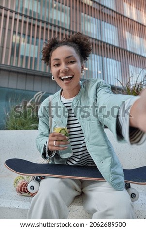 Similar – Image, Stock Photo skateboarding Lifestyle