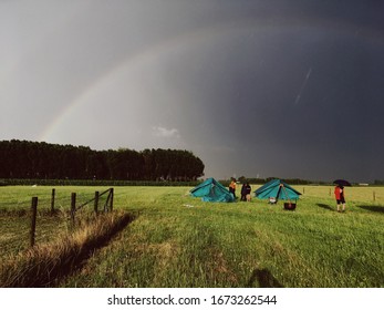 Youth Movement Goes Camping, Rainbow Landscape