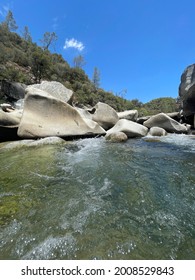 The Yuba River Gently Flows.