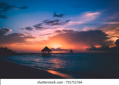 Yucatan Sunrise, Akumal, Tulum, Riviera Maya, Mexico