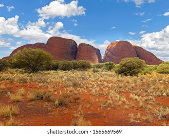 Yulara, Northern Territory/ Australia-Nov 20, 2014: Uluru Kata Tjuta National Park In Australia. World Famous Tour Destination.