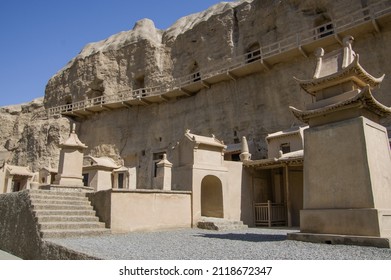 Yulin Caves, A Buddhist Cave Temple Site In Guazhou County, Gansu Province, China