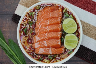 Yum Salmon Thaifood Spicy Food 