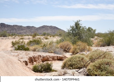 Yuma Arizona City Bordered By Mountains