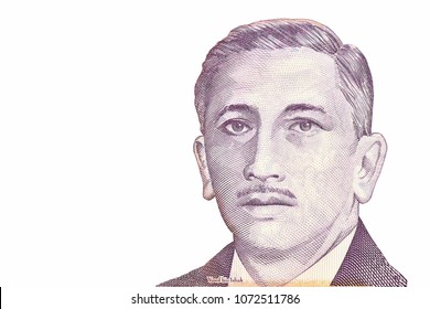 Yusof Bin Ishak. Portrait From Singapore Banknotes. 