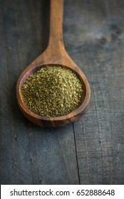 Za'atar- An Authentic Middle Eastern Herbal Mix Powder Made With Dried Thyme, Oregano, Sumac Powder And Sesame Seeds Etc.