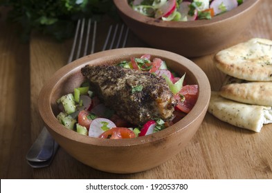 Za'atar Chicken With Fattoush