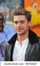 Zac Efron At The World Premiere Of His New Animated Movie 