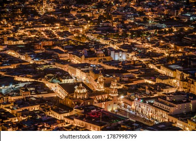 Zacatecas City In The Night