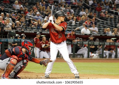 Zack Greinke Pitcher For The D-Backs At Chase Field In Phoenix Arizona USA March 26,2018.