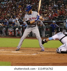 Zack Wheeler Pitcher For The New York Mets At Chase Field In Phoenix, Arizona USA June 17,2018.