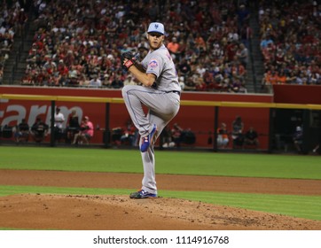 Zack Wheeler Pitcher For The New York Mets At Chase Field In Phoenix, Arizona USA June 17,2018.