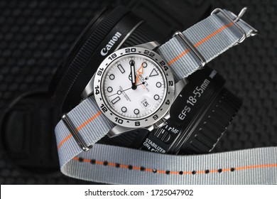 rolex explorer 2 nato strap