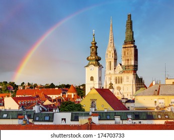 Zagreb, Cathedral In Croatia